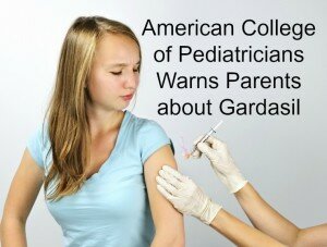 Teenage girl getting flu shot needle vaccination in arm